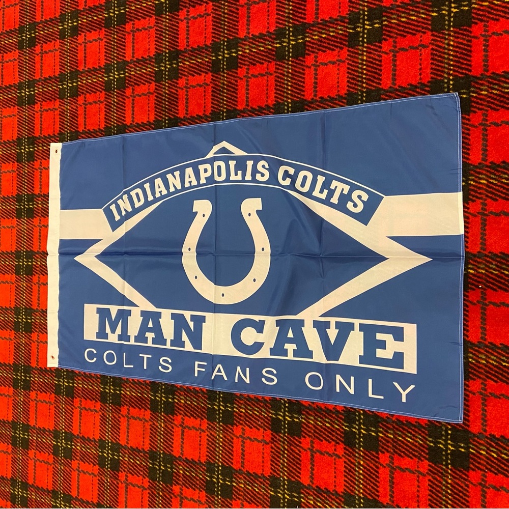 Brand new Indianapolis Colts banner flag